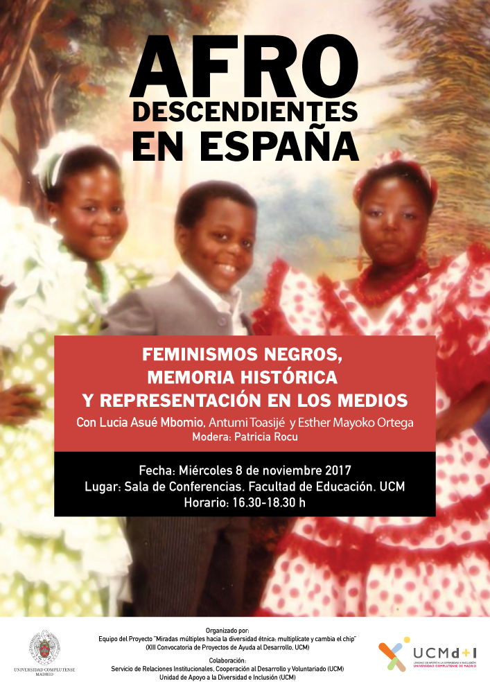 Afrodescendientes en España. Feminismos negros, memoria histórica y representación en los medios (8 de noviembre)