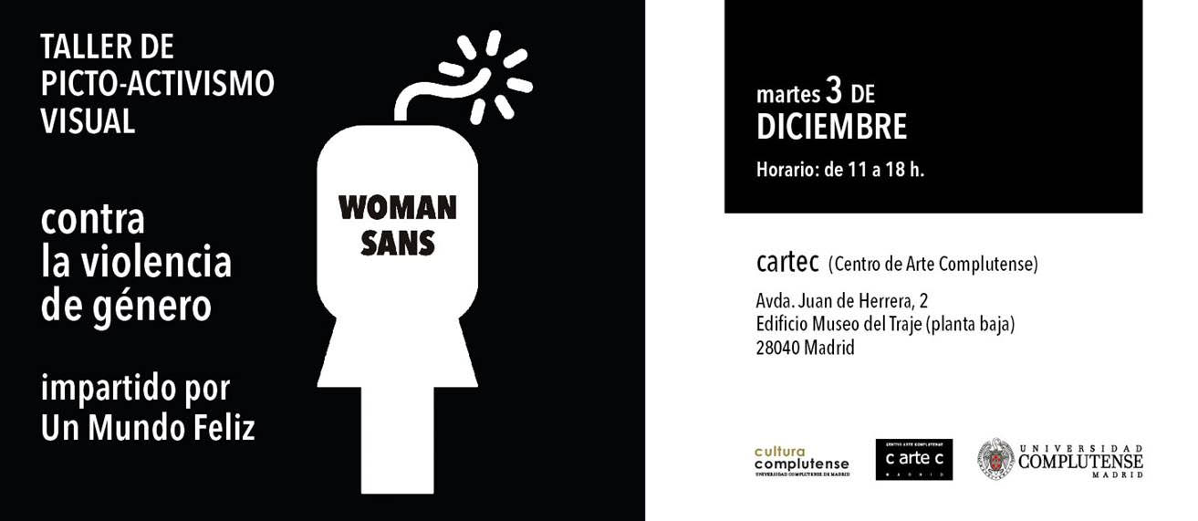 Woman Sans – Un taller de Picto-Activismo contra la violencia de género