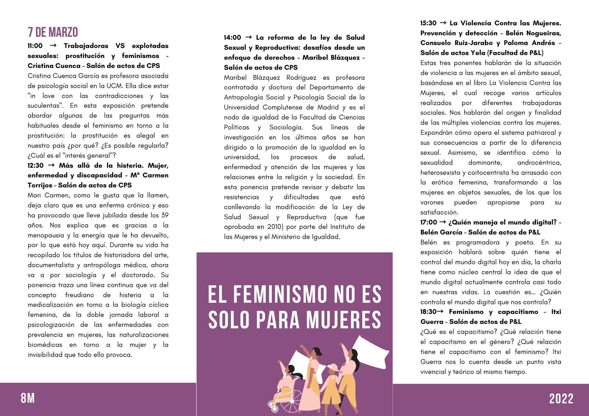 Jornadas Feministas Campus de Somosaguas  - 2