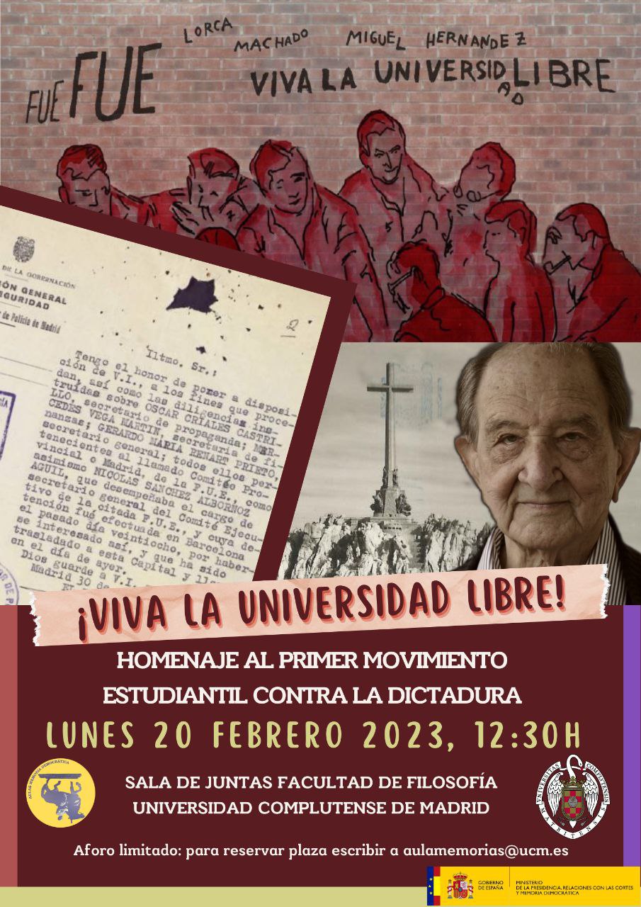 Homenaje al primer movimiento estudiantil contra la dictadura