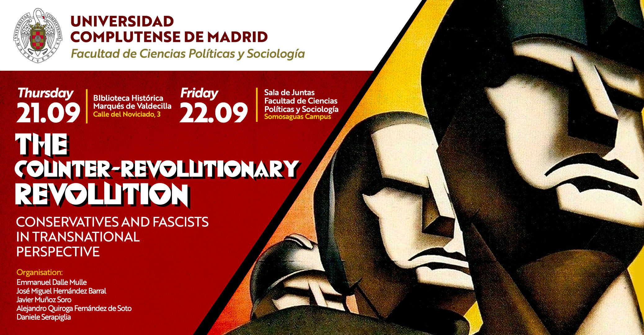 Conferencia: "The counter-revolutionary revolution: conservatives and fascists in transnational perspective" 