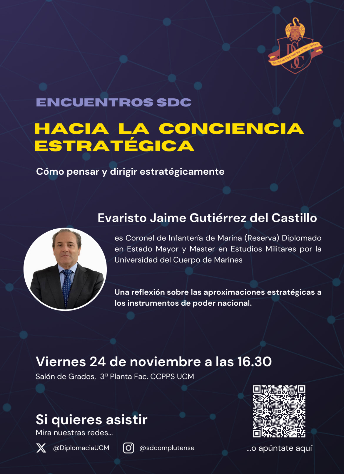 Encuentros SDC: "Hacia la conciencia estratégica. Cómo pensar y dirigir estratégicamente" con Evaristo Jaime Gutiérrez  - 1