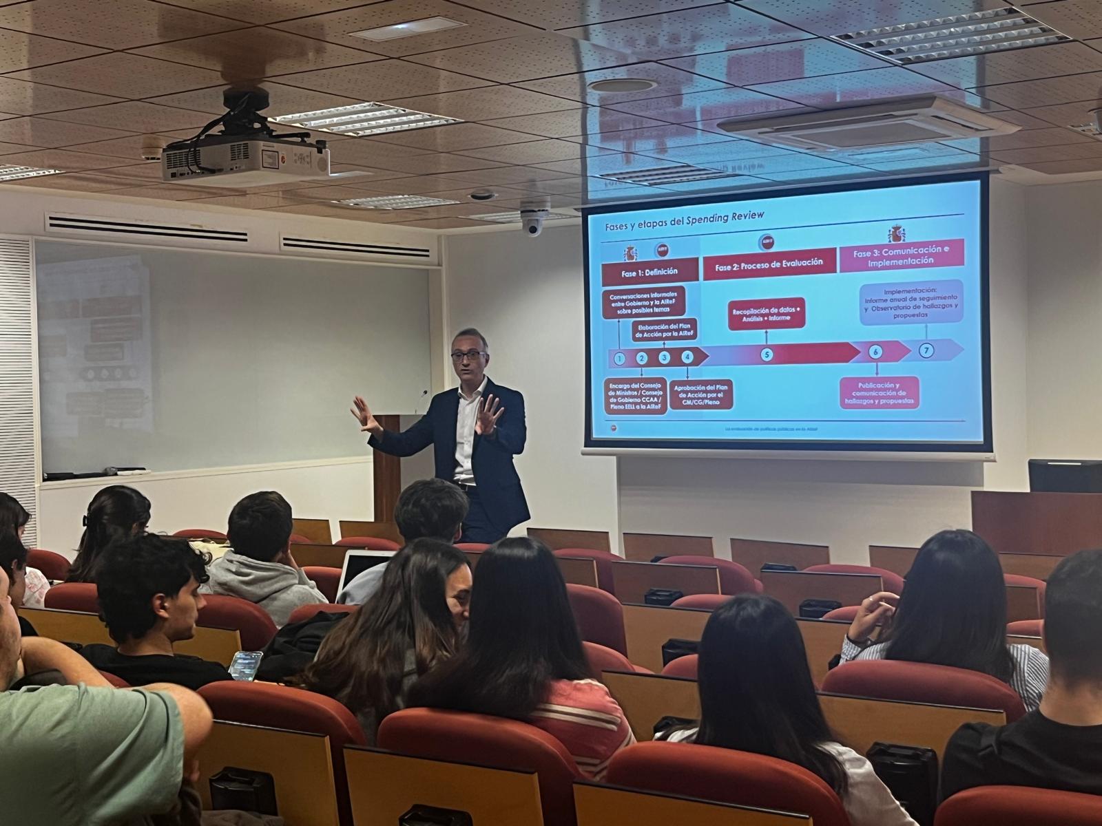 Visita de los estudiantes de GAP y GAP-ECO a la AIReF