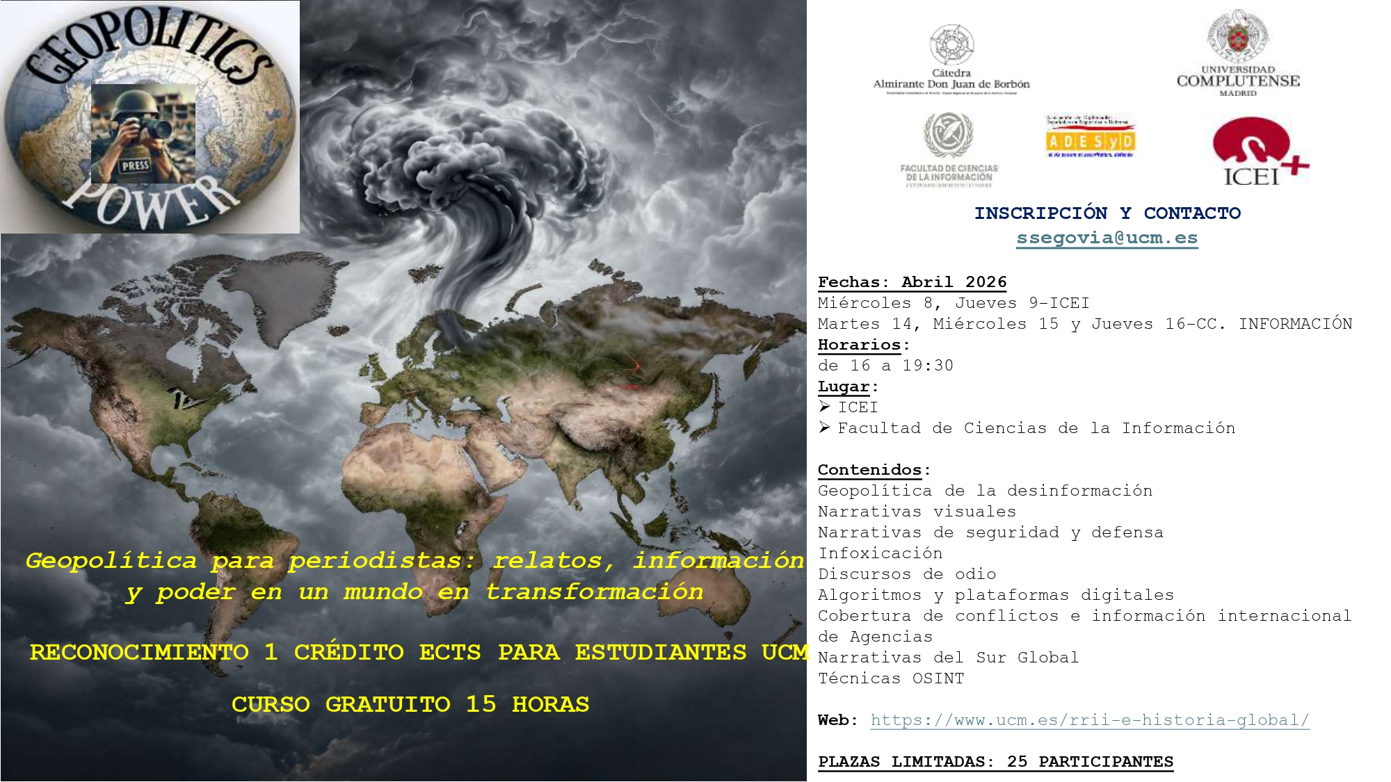  Geopolítica para periodistas: relatos, información y poder en un mundo en transformación.