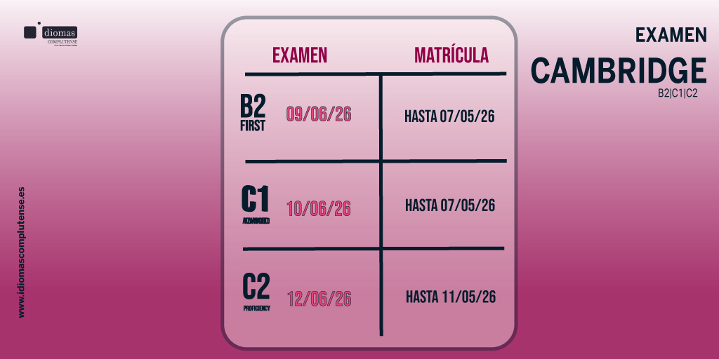 Acreditación Cambridge de inglés