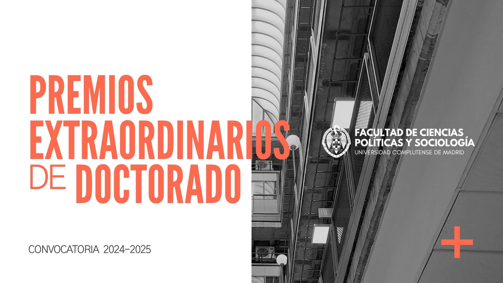 Premios extraordinarios de doctorado, convocatoria 2024 - 2025