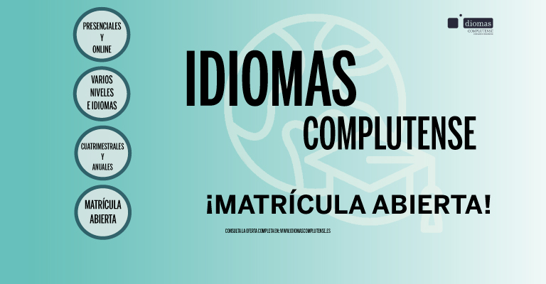 Apertura de matrícula – Cursos de Idiomas Complutense 2026/2027