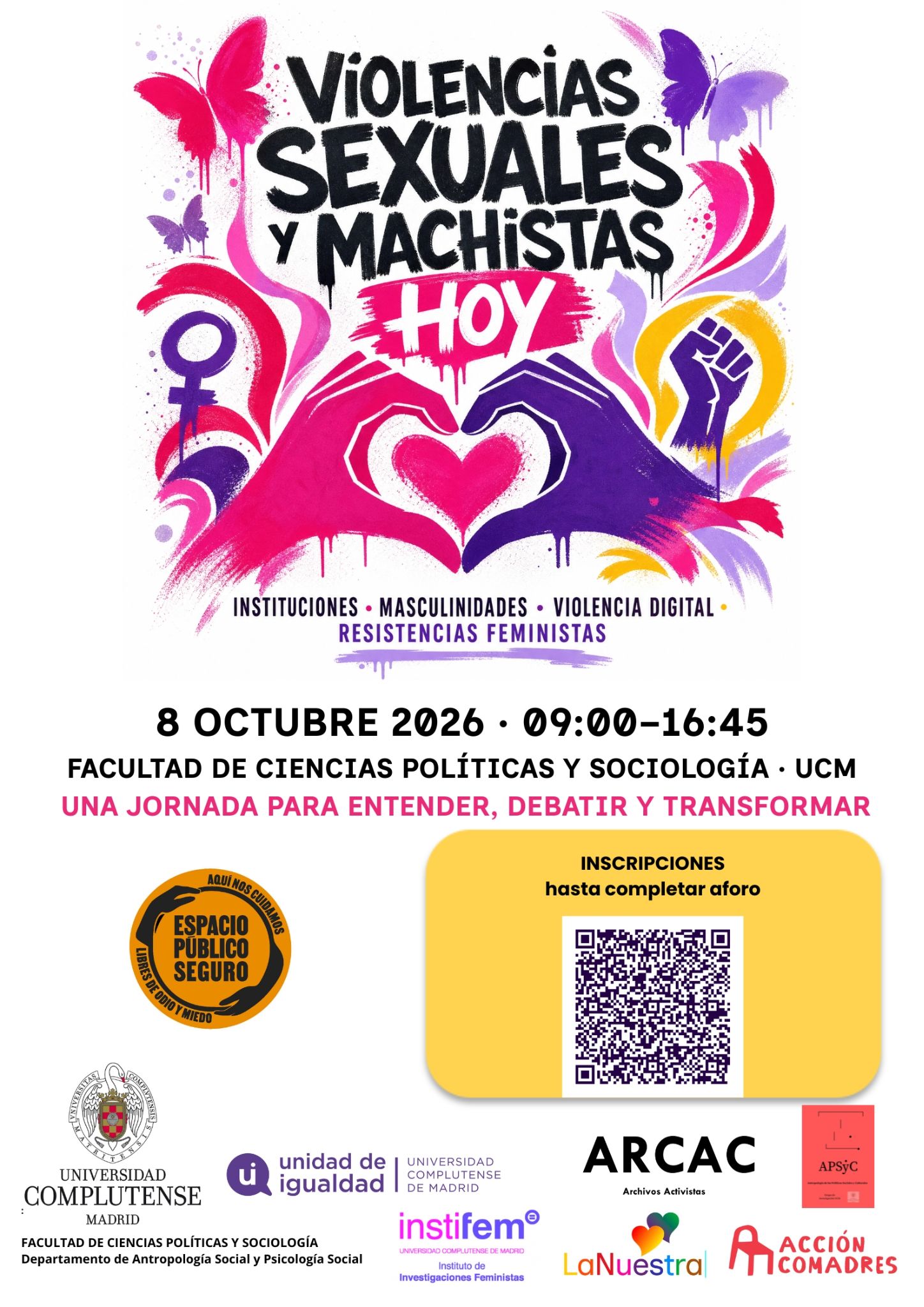 La Facultad acoge la jornada "Violencias sexuales y machistas hoy"